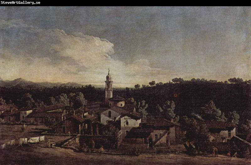 Bernardo Bellotto Das Dorf Gazzada, Blick vom Suden